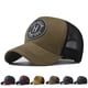 thumbnail image 2 of Gorra de béisbol negra para hombre, gorra de camionero de malla transpirable de algodón con costuras de 2 tonos, marca deportiva de verano para hombre hola suerte  unisex, 2 of 2