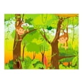 thumbnail image 3 of Tiptophomedecor Kids Wallpaper Wall Mural - Jungle - Monkeys, 3 of 4