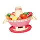 thumbnail image 5 of Juego de cocina de simulación con música y luz con accesorios de comida para aprender Rosado, 5 of 9