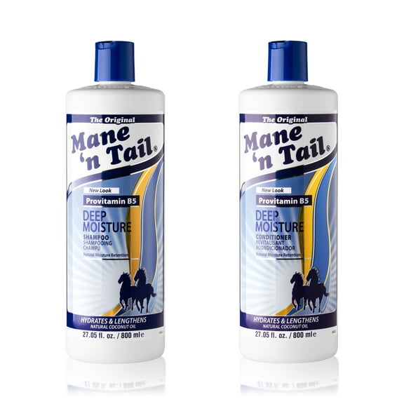Mane 'n Tail Deep Moisturizing Shampoo & Conditioner (12 oz Each) – Hydrates, Repairs & Strengthens with Vitamin E and Pro-Vitamin B5