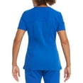 thumbnail image 5 of Genuine Dickies Women’s Stretch Twill V-Neck Rib-Knit Trim Scrub Top, WM12T914, 5 of 7