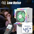 thumbnail image 4 of Cooling Fan Fit for Xbox Series S, Horizontal/Vertical Cooling Stand with 7 Kinds of RGB Light Modes, Low Noise External Cooling Fan, 3 Levels Adjustable Speed Heat Dissipation, 2 Extra USB Ports, 4 of 9