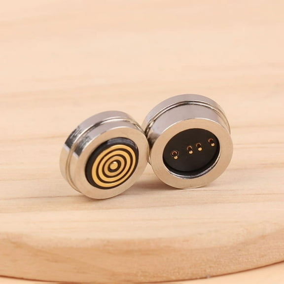 4Pin Male Female 360 ° Blind Suction Waterproof Magnetic Pogo Pin Connector Spring Loaded DC Signal Transmission Charging