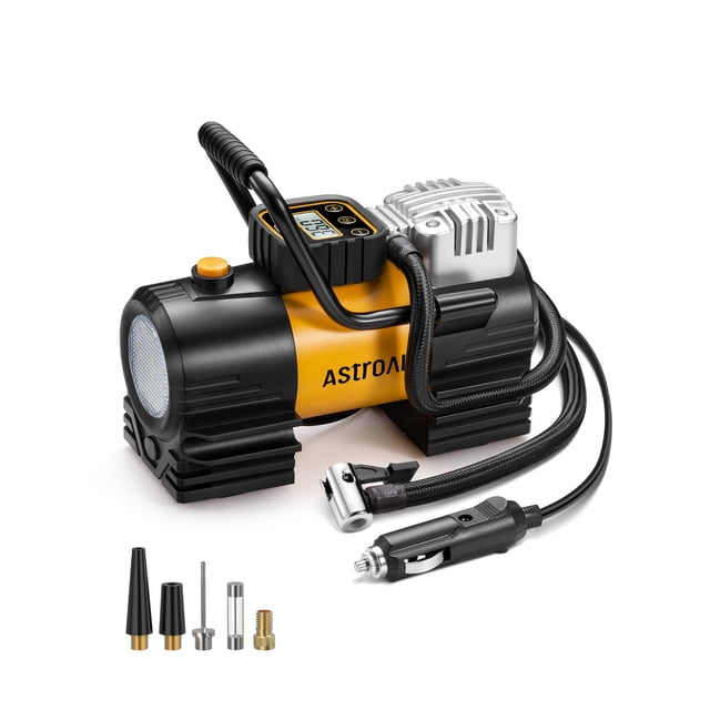 Compresor de aire portátil AstroAI para inflar neumáticos, 150 PSI, 12 V DC