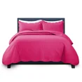 thumbnail image 4 of Imperial Rooms 3-Piece Bedspread Chevron Pattern Quilt Set, Soft Microfiber Bedspread with 2 Pillow Shams, Pink, King, 4 of 9