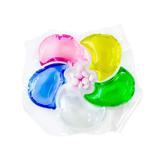 Gel de lavandería en forma de perlas, tres en uno, fragancia duradera, detergente en polvo para lavar, cápsula de lavado para limpieza