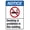 Warning Sign 3, variant on Sorry No Dogs Allowed State Health Laws Sign 8"x12" - Security Metal for Business Office Road Street Home Yard Garden Office Pet Prohibition