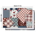 thumbnail image 5 of Pioneer Flower Floral Print Pattern Summer Placemats Table Placemats Set Of 6-Linen Kitchen Washable Placemats Table Mats 12x18 Inch Non-Slip Heat Resistant, 5 of 5