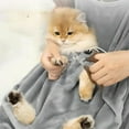 thumbnail image 3 of Tablier pour Animaux Gris avec Poche Réglable - pour Transporter des Chats, Léger, Doux, Facile à Nettoyer, Multifonctionnel, 3 of 5