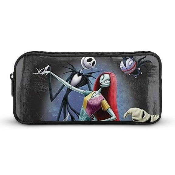 Custom The Nightmare before Christmas Stationery bag pencil case cosmetic bag storage bag multi-function large capacity fashionable durable gift unisex birthday gift holiday gift