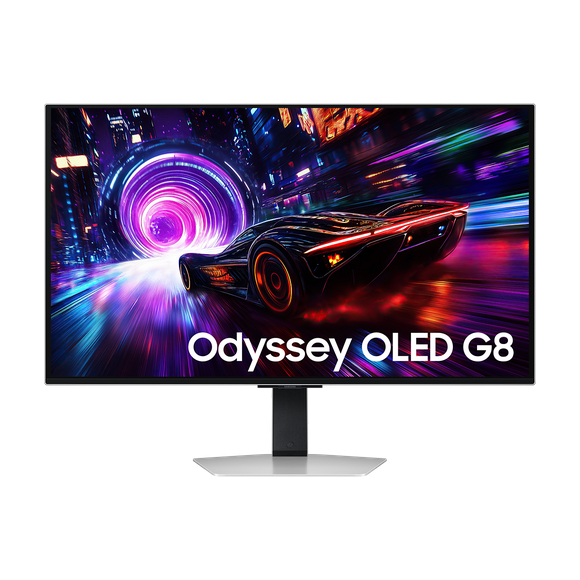 Monitor Gamer 32'' Samsung Odyssey G8 OLED 4K 240Hz Silver