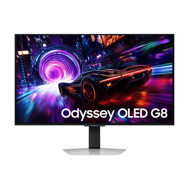 Monitor Gamer 32'' Samsung Odyssey G8 OLED 4K 240Hz Silver