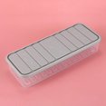 thumbnail image 3 of 4 Pcs Set Refrigerator Food Preservation Storage Box Plastic Freezer Space Saver Food Container Org, 3 of 5