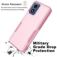 thumbnail image 4 of For Motorola Moto G Play 2024 Phone Case, Ebizware Dual Layer Shockproof Case Heavy Duty Full Body Protective Cell Phone Cover for Moto G Play 2024, Rose Gold, 4 of 11