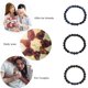 thumbnail image 2 of Pulseras de abalorios para hombre, abalorios de piedra volcánica de roca de lava mate, elásticas para mujer, kaili Sencillez, 2 of 5