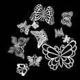 thumbnail image 5 of Segolike 3xWholesale 12 Assorted Antique Butterfly Charms Pendant Findings 3 Pcs, 5 of 8