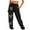 Black, variant on Fanxing Teen Girls Fall Y2K Sweatpants Juniors Cinch Bottom Sweatpants Fal Causal Drawstring High Waist Joggers Wide Leg Track Pants