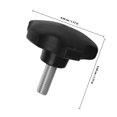 thumbnail image 2 of OULII Screwing Pole Anchor Black Plastic Replacement Patio Umbrella Parts 1Pack, 2 of 5
