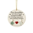 thumbnail image 3 of Hogar y jardín, Adornos colgantes, Adorno de cristal marino de la amistad de Constant Heart de 8 cm, Artículos decorativos, 3 of 9