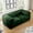 Green&2 Seater, variant on Elegant Green Couch Chenille Sofa with Storage Seat, Cylindrical Backrest and Armrests, Contemporary 3 Seater Couch with Hidden Storage Compartment