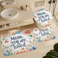 thumbnail image 6 of 4 Piece Shower Curtain Sets Mom You Are So Loved Shower Curtain And Rugs Shower Curtain Set Mom Quote 12 Hooks for Bathtub Decor 72inch X 72inch, 6 of 8