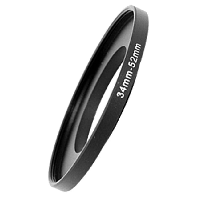 Camera Lens Filter Step Up Ring 34mm-52mm Adapter-Black