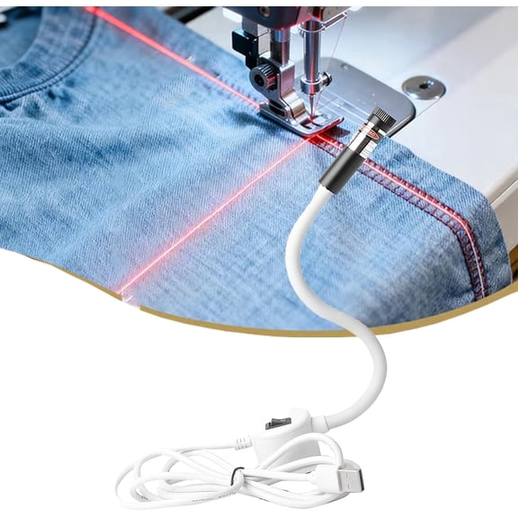 Ngardk Magnetic Sewing Machine Laser Guide Light, Crosshair Positioning Tool for Quilting