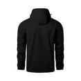 thumbnail image 3 of Men's Waterproof Windproof Outdoor Colorblock Zip-Up Jacket with Zipper Pockets (for Hiking & Camping), Black, Size L, 3 of 3