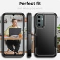 thumbnail image 2 of for Samsung Galaxy A25 5G Case, [Shockproof] Military Grade Proof Protection [Dropproof] Rugged Protective Heavy Duty Phone Case Cover for Samsung Galaxy A25 5G (Black), 2 of 14