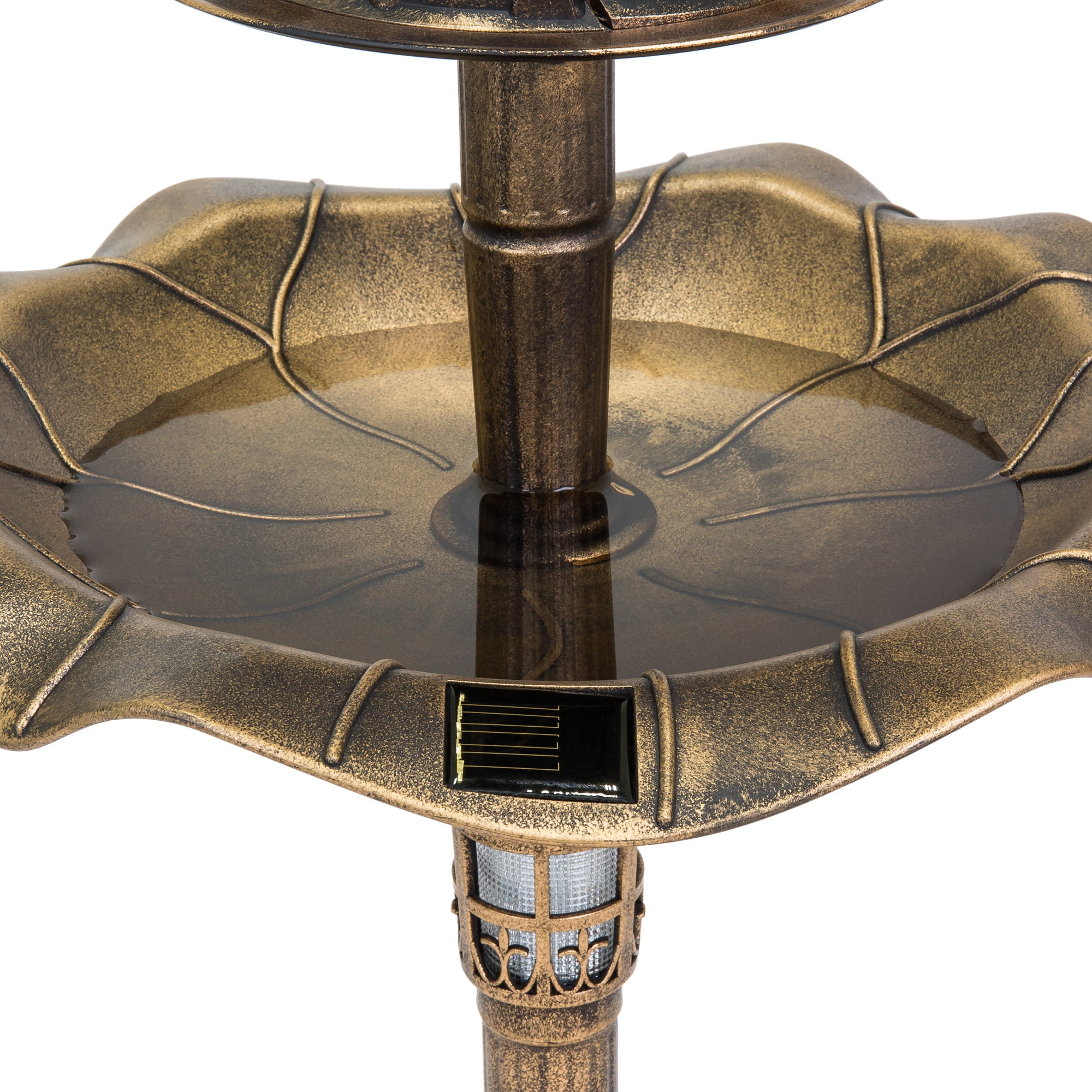 Best Choice Products Decorative Garden Solar Powered Led Pedestal
