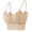 Beige, variant on Ohufall Bras For Women Fashion Women's Lace Beauty Back Solid Strap Wrap Hollow Out Bra Underwear Lingerie For Women
