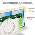 thumbnail image 3 of FJLBDE Case for Honor Pad X10 Pro 11.5 inch (2026) with 360 Kickstand, Shoulder Strap Carrying Protective Cover, Multicolor Green, 3 of 6