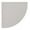 Gray Matte, variant on Questech Decor Shower Shelf, 9" Flatback Retrofit, Gray Matte