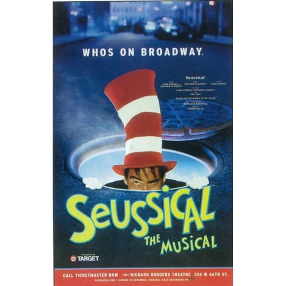 Seussical (Broadway) - style A Movie Poster (11 x 17)
