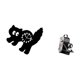 thumbnail image 5 of Reloj de pared,Reloj de pared decorativo para baño o dormitorio,Reloj de pared para gatos silencioso,sin tictac,ideal para regalar.,Estatua de cámara,Figura coleccionable de estatua de cámara, 5 of 8