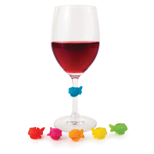 Guppy„¢ Silicone Wine Charms