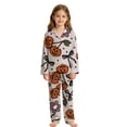 thumbnail image 4 of JAJAHO Girls Pajamas Sets Halloween Sleepwear Sizes 3-14 Button Down Long Sleeve Shirts Pants 2 Piece Set, 4 of 4