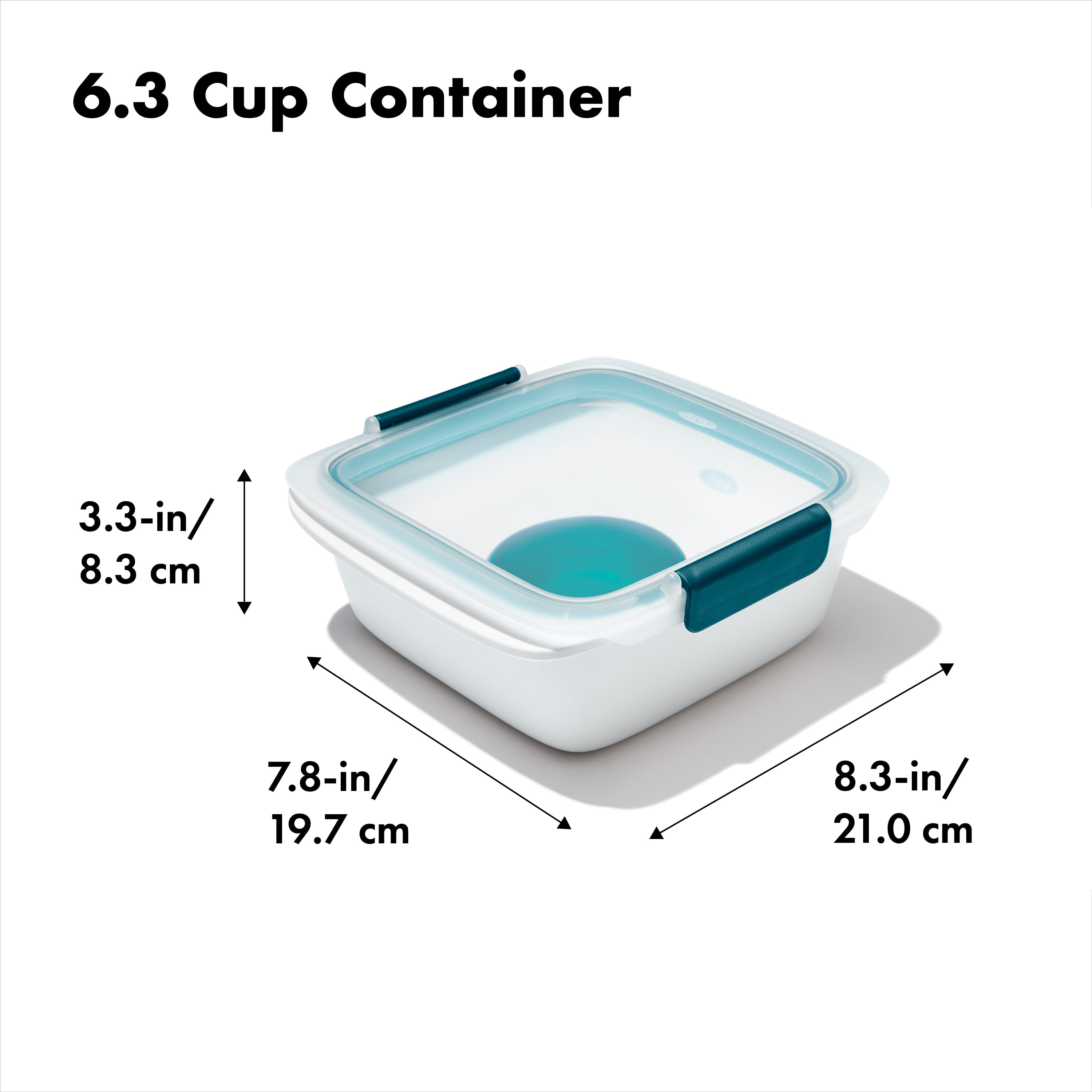 OXO Prep & Go Lunch Prep Salad Container, Teal