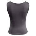 thumbnail image 5 of Lixiuxyad Built-in Bra Tank Tops Women's Tanks & For Everyday Wear Fitted Design And Style Perfect Pairing With Jeans Ideal For Summer Season(Gray L), 5 of 6