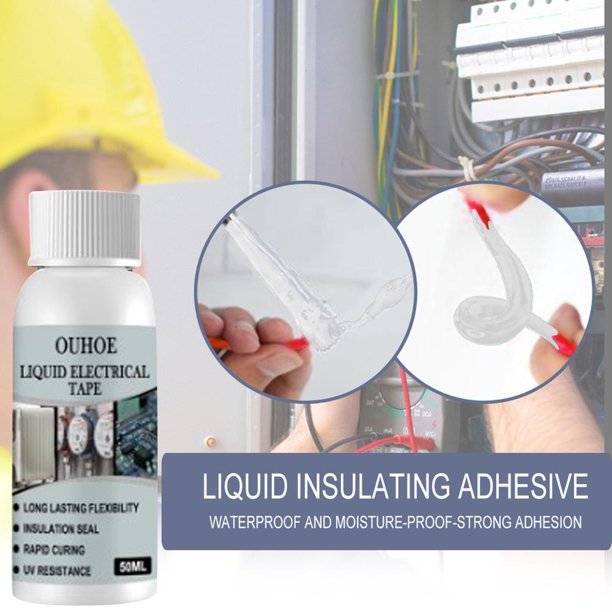 6uds. Pegamento aislante de aislamiento líquido resistente a los rayos UV (blanco 50 ml)