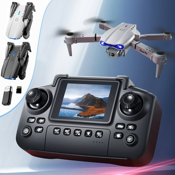 kttectoa Drones Gifts Drone with Camera Remote Control with Screen Display 2.4G RC Quadcopter Altitude Hold for Kids Adults Christmas