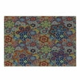 thumbnail image 1 of Batik Cutting Board, Vintage Combined Nested Paisley Motif Oriental Feminine Cultural Eastern Batik Theme, Decorative Tempered Glass Cutting and Serving Board, Small Size, Multicolor, by Ambesonne, 1 of 1