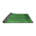 thumbnail image 2 of Ahgly Company Indoor Square Oriental Emerald Green Industrial Area Rugs, 6' Square, 2 of 4