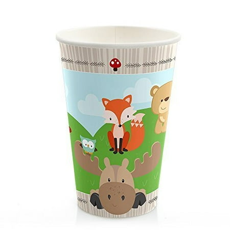 Cold Drinking Cup - Woodland Creatures - Hot & Cold Drinking Cups (8 count)