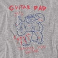 thumbnail image 2 of Steven Universe Guitar Dad Women's T Shirt, Athletic Heather, Small, 2 of 6