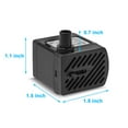 thumbnail image 3 of DaToo 50GPH 3W Small Submersible Water Pump Mini Fountain Pump Ultra Quiet For Aquarium Fish Tank Pond Statuary Hydroponics, 3 of 7