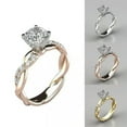 thumbnail image 2 of K-KED 1pc Finger Ring Metal Ring Diamond Diamond Ring Jewellery Trendy-Gold-5, 2 of 7