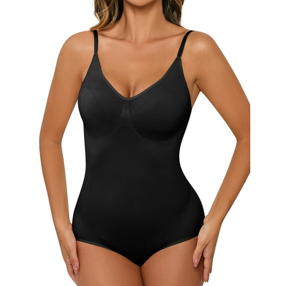 LELINTA Women Ultra Firm Control Butt Lifter Shaping Body Shaper Shoulder Strap Bra Bodysuit Slimming Shapewear