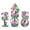 Dinosaur Egg, variant on Yellow Stegosaurus Polyhedral Dice Set – Transparent Resin 7-Piece RPG DND MTG Tabletop Dice with Dinosaur Theme