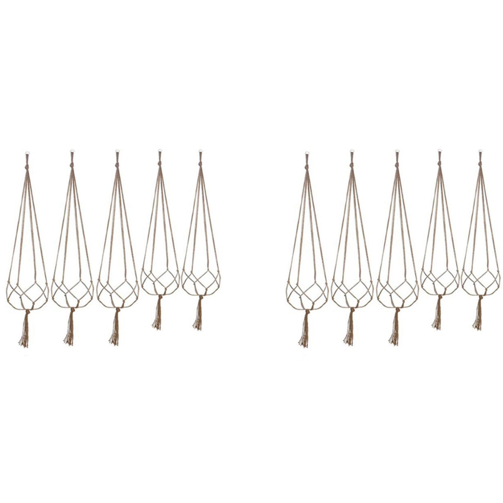 Lace Plant Hanger, Plant Potted Cotton Rope Hanger Flower Pot Terrace